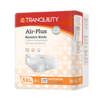 Tranquility Air-Plus Hi-Rise Bariatric Disposable Briefs - 3XL